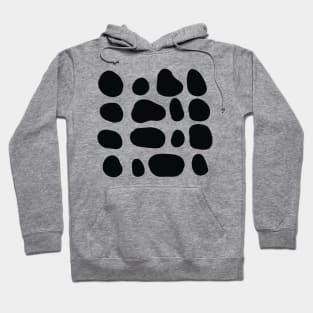 Organic black dots Hoodie